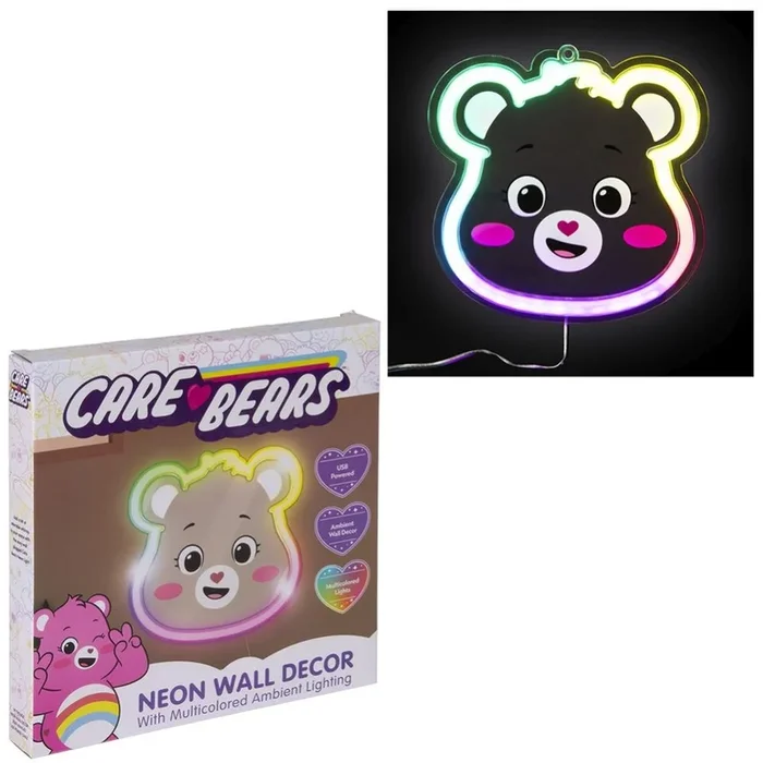10 pieces Care Bears Neon Multicolored Wall Decor – Store