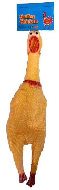 12 pieces 16″ Large Squeeze Shrilling Chicken Toy – Store
