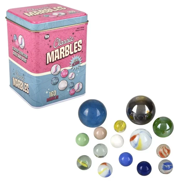 12 pieces 160pcs Marble In Tin Box – Store