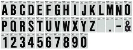 2 BLACK AND SILVER LETTER S