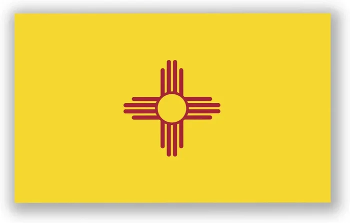 2-Pack New Mexico State Flag Decal Stickers | Official Flag of New Mexico Stickers | 5-Inches by 3-Inches | Premium Quality Vinyl | PD337
