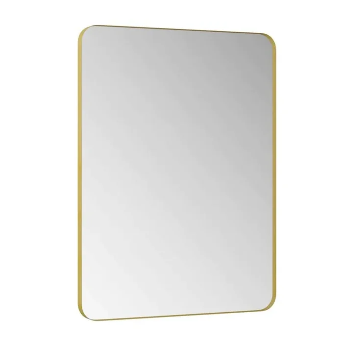 30 in. W x 40 in. H Gold Rectangular Metal Framed Wall Mount Mirror Vanity Mirror Dressing Mirror for Bathroom