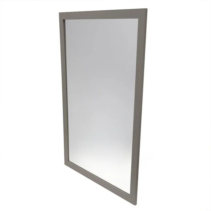 4 pieces Home Basics 24″ X 36″ Wall Mirror, Grey – Home Accessories