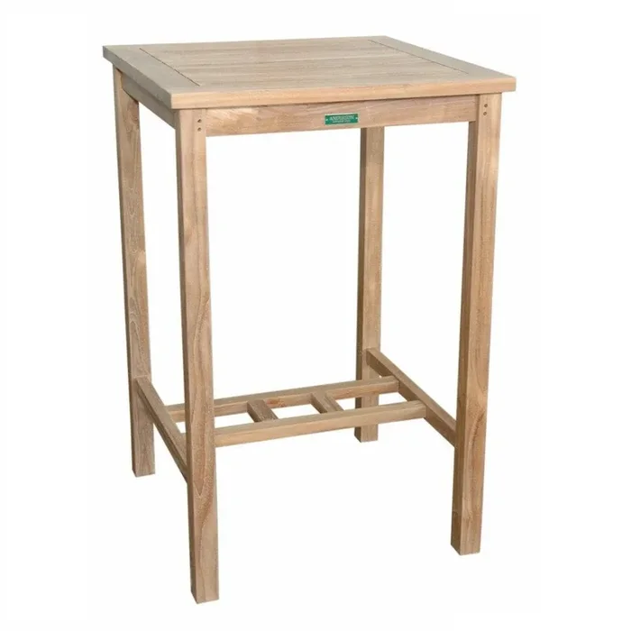 Anderson Teak Avalon 27‘‘ Square Bar Table