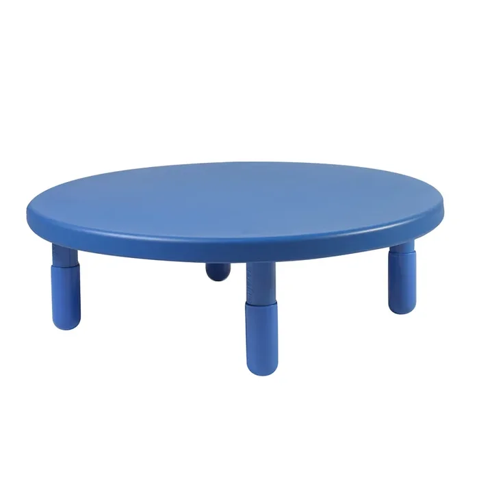 Angeles Value Table, 36‘‘ Round, Blue – 18‘‘H, Ab710Pb18, Kids Homeschool, Playroom Or Daycare Furniture, Toddler Classroom Lear