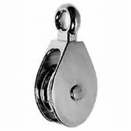 Baron Rigid Eye Single Sheave Single Wheel Tackle Pulley 1-1/4 “