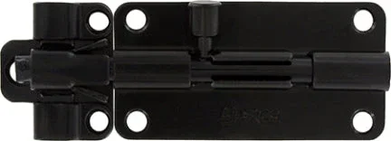 BARREL BOLT 4 IN BLACK