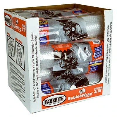 Bubble Pack Protective Cushioning Material, 16 Inch By 9 Foot Roll