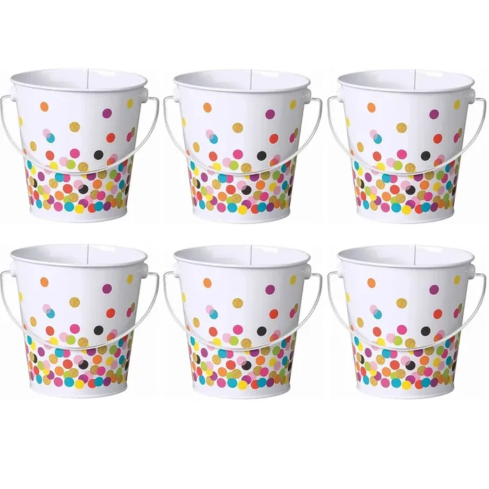 Confetti Bucket, Pack Of 6