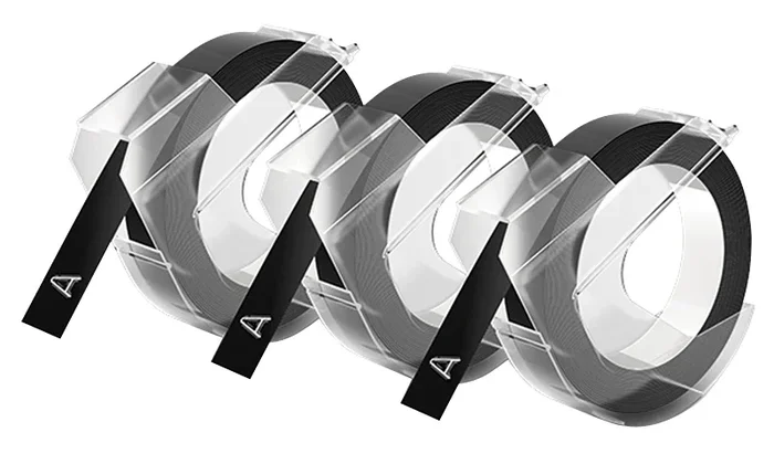 Embossing Tape Refill, 3/8-in. X 10-ft.