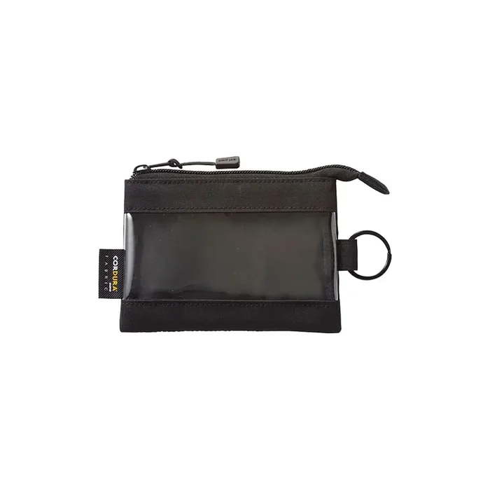 Lihit Lab Polyester Clear Card Case Card Size F7570-24 Black