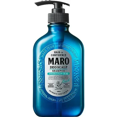 MARO Deo Scalp Shampoo Men’s Cool Green Mint Fragrance 400ml
