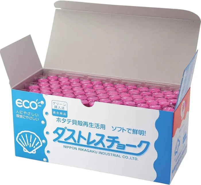 Nihon Rikagaku Industry Chalk Red 72pcs DCC-72-R