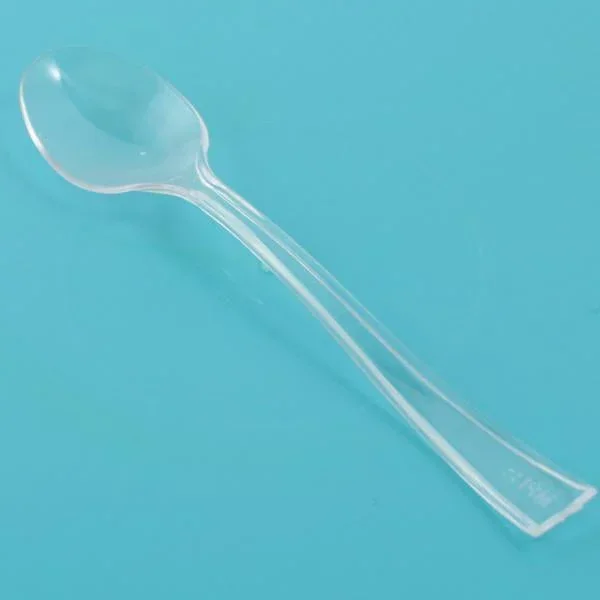 Plastic Mini Dessert Spoon Serving-ware, 36-Piece