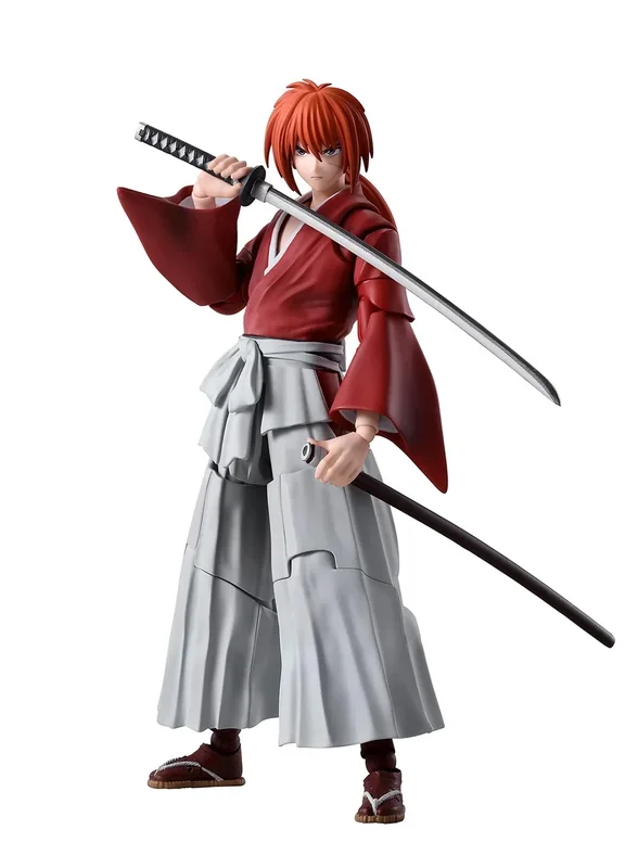 S H Figuarts Rurouni Kenshin Himura Kenshin Articulated Figure 135mm PVC & ABS