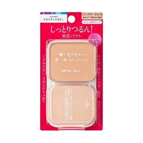 Shiseido AQUA LABEL Moist Powdery Pink Ochre 10 Refill 11 5g