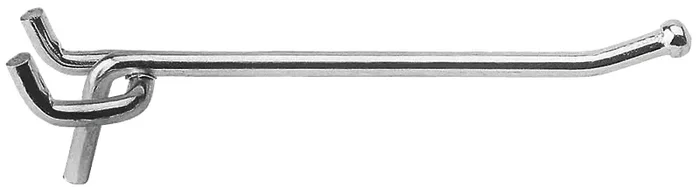 Single Zinc-plated Steel Hook, 4 Inch Length, Durable Corrosion Resistant Finish
