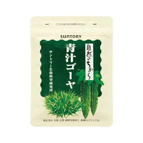 Suntory Aojiru Goya Barley Grass Fiber Supplement 150 Capsules