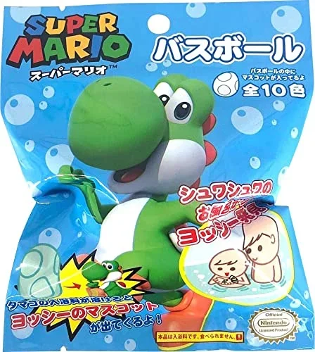 Super Mario Yoshi Egg Bath Bomb Collection 10 Colors Made in Japan