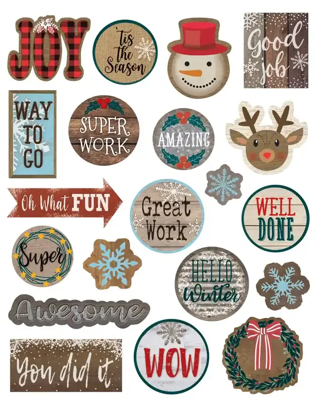 Teacher Created Resources Home Sweet Classroom Winter Stickers, Pack Of 120