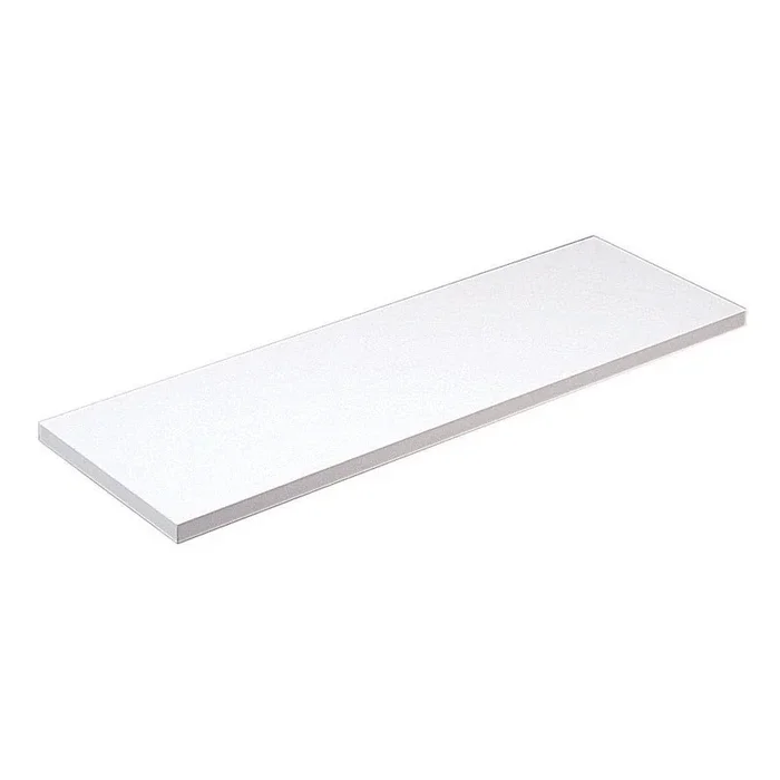 White Melamine Shelf, 10 Inches By 24 Inches