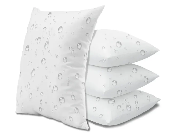 Yettbea Outdoor Waterproof 12X20 Throw Pillow Inserts Set Of 4, Water-Resistant Durable And Hypoallergenic Retangular Pillow Ins